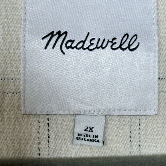 Madewell Cream Plaid Blazer - Picture 2 of 11